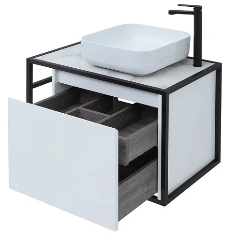 Тумба под раковину Aquanet Nova Lite Loft 75 R белый 00261649 Тумба под раковину Aquanet Nova Lite Loft 75 R белый 00261649