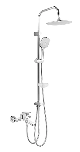 Душевая система Agger Beauty A2695000 с изливом, хром Душевая система Agger Beauty A2695000 с изливом, хром