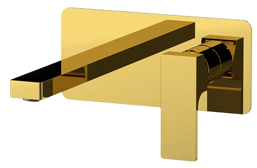 Смеситель для раковины Remer Absolute AU15DO, золото глянцевое Смеситель для раковины Remer Absolute AU15DO, золото глянцевое