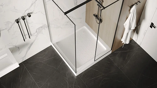 Душевой поддон ABBER AD3D100 100х100 квадратный, акриловый, белый Душевой поддон ABBER AD3D100 100х100 квадратный, акриловый, белый