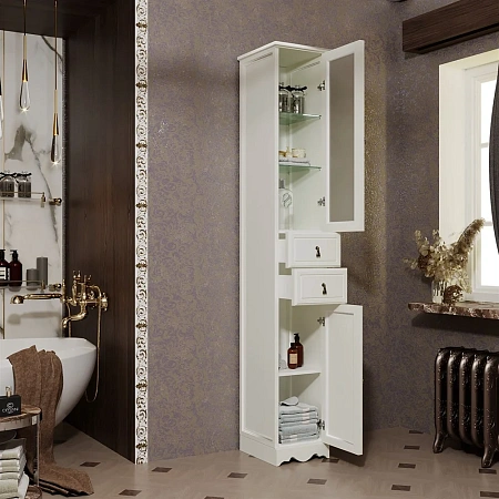 Шкаф-пенал Opadiris Риспекто 30 Z0000009765 правый слоновая кость Шкаф-пенал Opadiris Риспекто 30 Z0000009765 правый слоновая кость