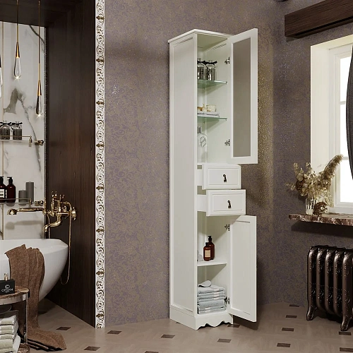 Шкаф-пенал Opadiris Риспекто 30 Z0000009765 правый слоновая кость Шкаф-пенал Opadiris Риспекто 30 Z0000009765 правый слоновая кость