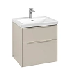 Тумба под раковину Villeroy &amp; Boch Subway 3.0 с подсветкой Cashmere Grey / Cashmere Grey C578L2VN