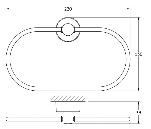 Полотенцедержатель FBS Nostalgy NOS 022 Полотенцедержатель FBS Nostalgy NOS 022