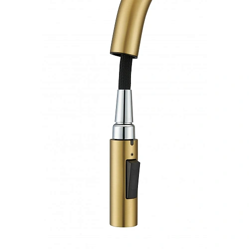 Смеситель для кухни Milacio Ultra (MCU.556.GD) с вытяжной лейкой, золото Смеситель для кухни Milacio Ultra (MCU.556.GD) с вытяжной лейкой, золото