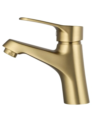 Смеситель для раковины Wonzon & Woghand брашированное золото (WW-A40212-BG) Смеситель для раковины Wonzon & Woghand брашированное золото (WW-A40212-BG)