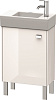 Картинка анонса товара «тумба под раковину duravit brioso br4431l1022 напольная 48 см белый глянцевый»