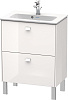 Картинка анонса товара «тумба под раковину duravit brioso br440602222 напольная 62 см белый глянцевый»