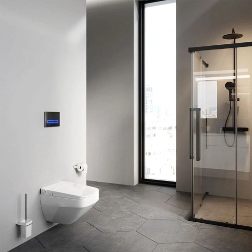 Унитаз подвесной AM.PM Inspire V2.0 CCC50A1700SC с интегрированным электронным биде с сиденьем Унитаз подвесной AM.PM Inspire V2.0 CCC50A1700SC с интегрированным электронным биде с сиденьем