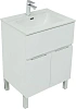 Тумба под раковину Aquanet Алвита New 60 1 ящик, 2 дверцы, белый матовый 00277546