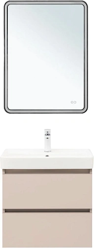 Тумба под раковину Aquanet Вега 2.0 60 бежевый 00337941 подвесная Тумба под раковину Aquanet Вега 2.0 60 бежевый 00337941 подвесная