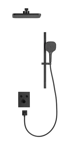 Душевая система ARROW AG3733SHMB-1 встроенная с термостатом черный Душевая система ARROW AG3733SHMB-1 встроенная с термостатом черный