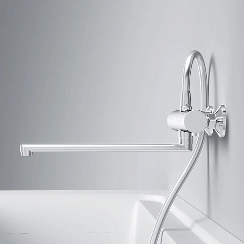 Смеситель для ванны AM.PM X-Joy F85A50900 с термостатом, хром Смеситель для ванны AM.PM X-Joy F85A50900 с термостатом, хром