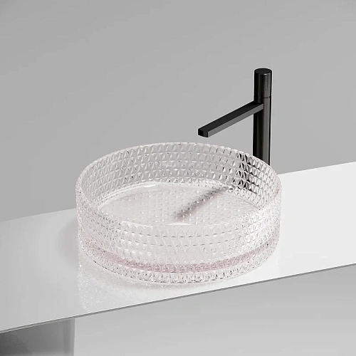 Раковина Ceramica Nova CRISTAL CN6061 Розовый накладная Раковина Ceramica Nova CRISTAL CN6061 Розовый накладная