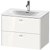 Тумба под раковину Duravit Brioso BR431102222 подвесная 72 см белая Тумба под раковину Duravit Brioso BR431102222 подвесная 72 см белая