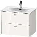 Тумба под раковину Duravit Brioso BR431102222 подвесная 72 см белая Тумба под раковину Duravit Brioso BR431102222 подвесная 72 см белая