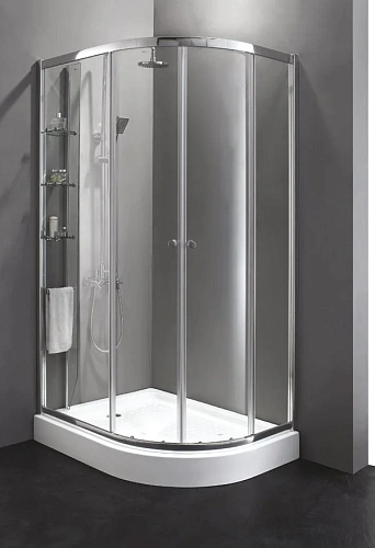 Душевой уголок CEZARES ANIMA-W-RH-2-120/100-C-Cr-L 120x100см стекло прозрачное, профиль хром Душевой уголок CEZARES ANIMA-W-RH-2-120/100-C-Cr-L 120x100см стекло прозрачное, профиль хром