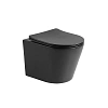 Унитаз подвесной Vincea Piatti VT1-11SMB, цвет черный матовый, ультратонкое soft-close сиденье Унитаз подвесной Vincea Piatti VT1-11SMB, цвет черный матовый, ультратонкое soft-close сиденье