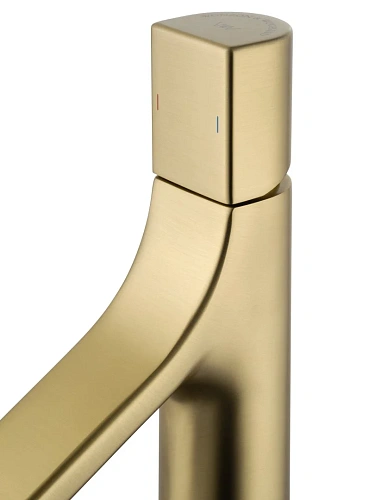 Смеситель для раковины Wonzon & Woghand брашированное золото (WW-H010-BG) Смеситель для раковины Wonzon & Woghand брашированное золото (WW-H010-BG)