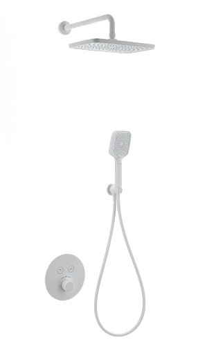 Душевая система Wonzon & Woghand с термостатом, встраиваемая, белый матовый (WW-D2017-A-MW) Душевая система Wonzon & Woghand с термостатом, встраиваемая, белый матовый (WW-D2017-A-MW)