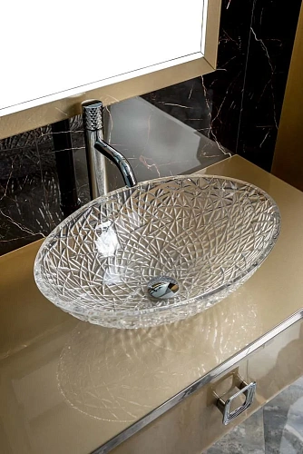 Столешница Armadi Art 853-100-Light Gold стекло 100см прямая светлое золото Столешница Armadi Art 853-100-Light Gold стекло 100см прямая светлое золото