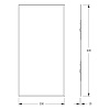 Зеркало Evoform Standard BY 0207 30х60 см с фацетом Зеркало Evoform Standard BY 0207 30х60 см с фацетом