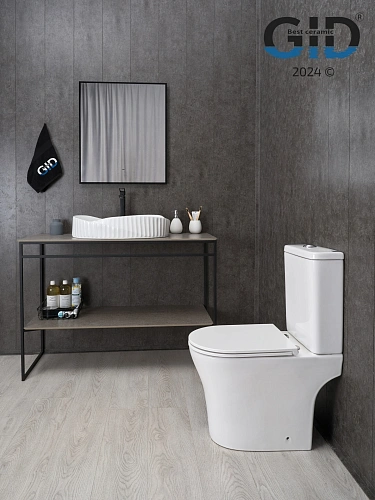 Раковина Gid 888s 51223 накладная белая 60x38.5x13.5 Раковина Gid 888s 51223 накладная белая 60x38.5x13.5