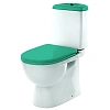 Унитаз напольный Sanita Luxe Best Color Sea BSTSLCC08120522 компакт с сиденьем Soft Close