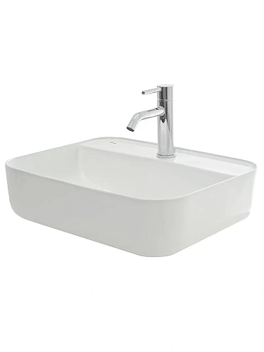 Раковина AQUAme AQM5001 накладная с отверстием под смеситель 505x400x135 Раковина AQUAme AQM5001 накладная с отверстием под смеситель 505x400x135