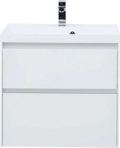 Тумба под раковину Aquanet Гласс 60 белый 00196961 Тумба под раковину Aquanet Гласс 60 белый 00196961