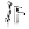 Картинка анонса товара «смеситель для раковины ravak chrome cr 112.00 x070092 с гигиенический душем»