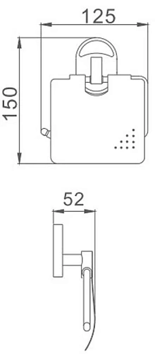 Держатель туалетной бумаги Haiba HB1903 Держатель туалетной бумаги Haiba HB1903