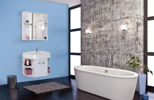 Зеркальный шкаф Onika РОДОС 75.00 207517 Зеркальный шкаф Onika РОДОС 75.00 207517