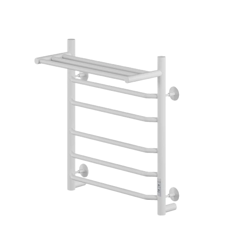 Полотенцесушитель электрическийкабельный Ника WAY-3 60/50 с полкой RAL9016 белый матовый U Полотенцесушитель электрическийкабельный Ника WAY-3 60/50 с полкой RAL9016 белый матовый U