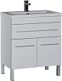 Тумба под раковину Aquanet Верона 75 белый (напольная 1 ящик 2 дверцы) 00182706 Тумба под раковину Aquanet Верона 75 белый (напольная 1 ящик 2 дверцы) 00182706