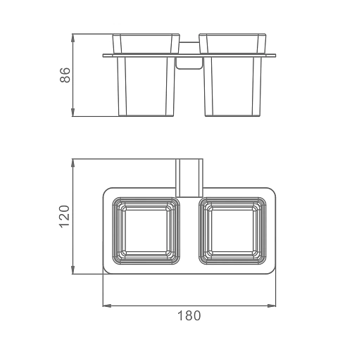Стакан Raglo R301.08.03 сатин золотой Стакан Raglo R301.08.03 сатин золотой