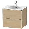 Картинка анонса товара «тумба под раковину duravit xviu xv41320b171 подвесная 61 см средиземноморский дуб»