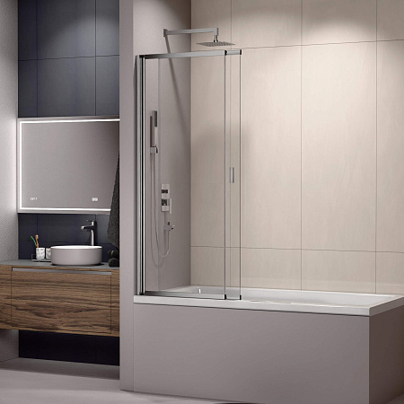 Шторка на ванну RGW Screens SC-40 1000 мм Easy Clean хром Шторка на ванну RGW Screens SC-40 1000 мм Easy Clean хром