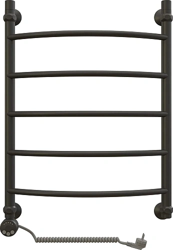 Полотенцесушитель электрический EWRIKA Сафо D 70х50 L, чёрный матовый 465636 Полотенцесушитель электрический EWRIKA Сафо D 70х50 L, чёрный матовый 465636