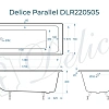 Ванна чугунная Delice Parallel 1700х700, без ручек DLR220505 Ванна чугунная Delice Parallel 1700х700, без ручек DLR220505