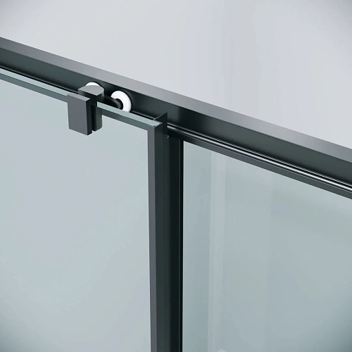 Душевая дверь GROSSMAN Cosmo 100.K33.02.130.21.00 (130x195) черный матовый, стекло прозрачное Душевая дверь GROSSMAN Cosmo 100.K33.02.130.21.00 (130x195) черный матовый, стекло прозрачное