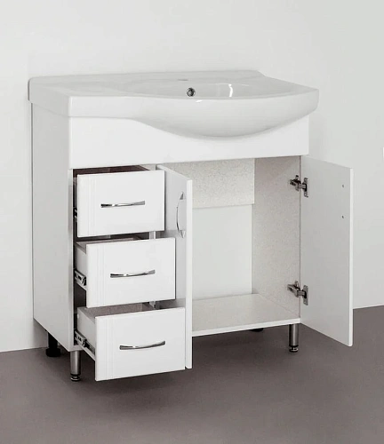 Тумба под раковину Style Line Эко Стандарт 25 (3 ящ.) ЛС-00000108 Тумба под раковину Style Line Эко Стандарт 25 (3 ящ.) ЛС-00000108