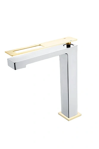 Смеситель для раковины Boheme ChromeGold 142-CRG Смеситель для раковины Boheme ChromeGold 142-CRG