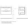 Тумба под раковину BelBagno MARINO-800-2C-SO-CO-P подвесная 800x450 Crema Opaco Тумба под раковину BelBagno MARINO-800-2C-SO-CO-P подвесная 800x450 Crema Opaco