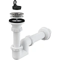 Сифон для раковины Alcaplast A412-DN40 с нерж. решеткой, выпуск 40 Сифон для раковины Alcaplast A412-DN40 с нерж. решеткой, выпуск 40