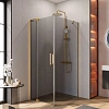 Душевой уголок CEZARES SLIDER-AH-1-90-80/90-GRIGIO-BORO 80-90x90см стекло тонированное (графит), профиль брашированное золото Душевой уголок CEZARES SLIDER-AH-1-90-80/90-GRIGIO-BORO 80-90x90см стекло тонированное (графит), профиль брашированное золото