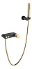 Картинка анонса товара «смеситель для ванны boheme stick 123-bg.2 black touch gold»