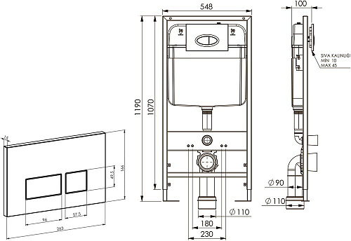 Комплект Унитаз подвесной STWORKI Монтре SETK3204-2616 безободковый, с микролифтом + Система инсталл 559967 Комплект Унитаз подвесной STWORKI Монтре SETK3204-2616 безободковый, с микролифтом + Система инсталл 559967