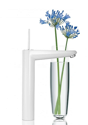 Смеситель для раковины GROHE Eurodisc Joy с высоким изливом, белая луна (23428LS0) Смеситель для раковины GROHE Eurodisc Joy с высоким изливом, белая луна (23428LS0)