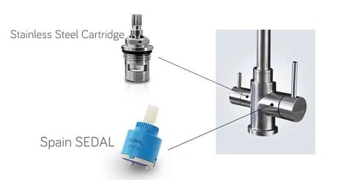 Смеситель для кухни BelBagno BB-LAM15-IN сатин Смеситель для кухни BelBagno BB-LAM15-IN сатин